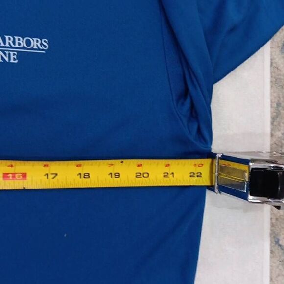 Oyster Harbor Marine Long-sleeved Large Men's Tshirt Brand Sport-Tek 100% Poly - Picture 6 of 7